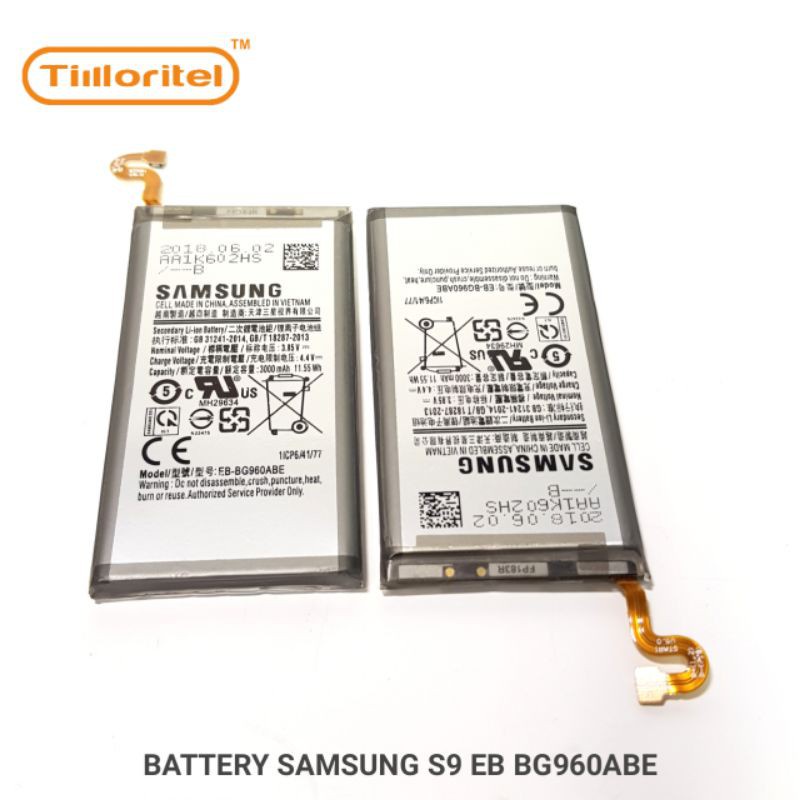 BATTERY BATERAI BATRE SAMSUNG S9 / EB BG960ABE