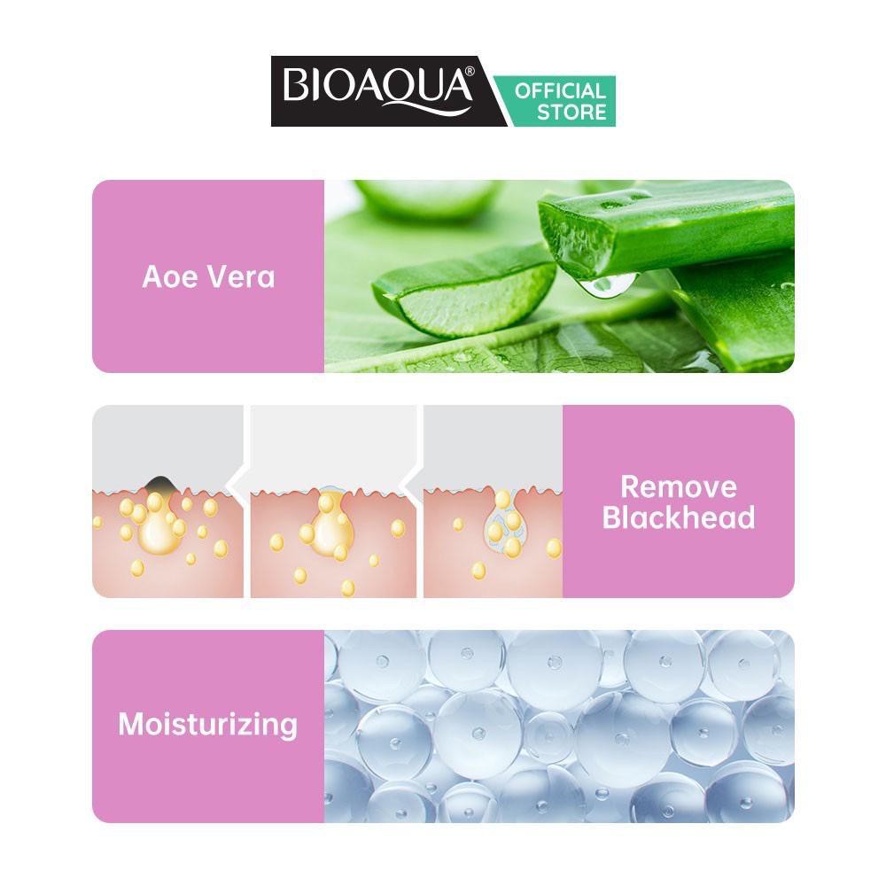 BIOAQUA Blackhead Remover Mask Masker 20 ML Masker Hitam Komedo BPOM