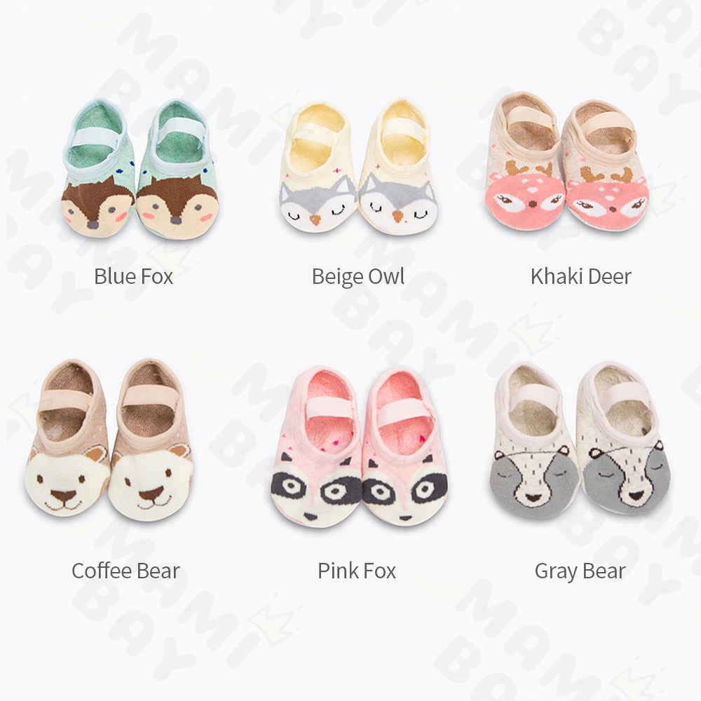 OKEYI Kaos kaki anak cute animals anti slip kaus kaki bayi motif binatang