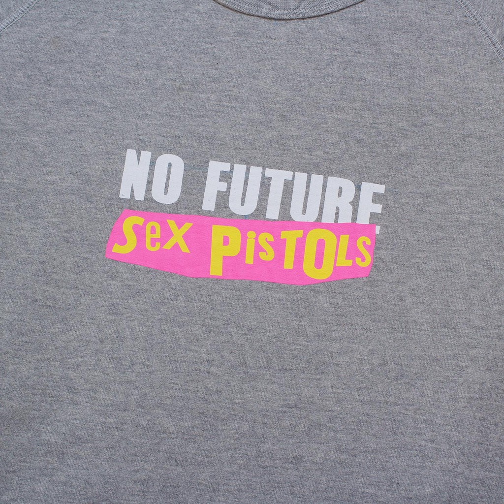 Sex Pistols x Screamous Sweater Pria Crewneck NO FUTURE MISTY