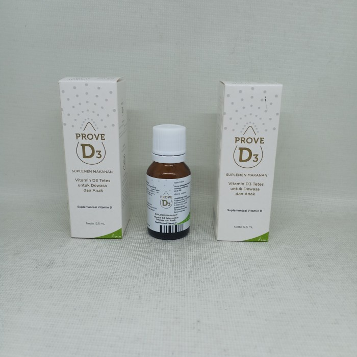 Prove D3 Drop 400Iu / Vitamin D3 Tetes Untuk Bayi Dan Anak Vit Anak -