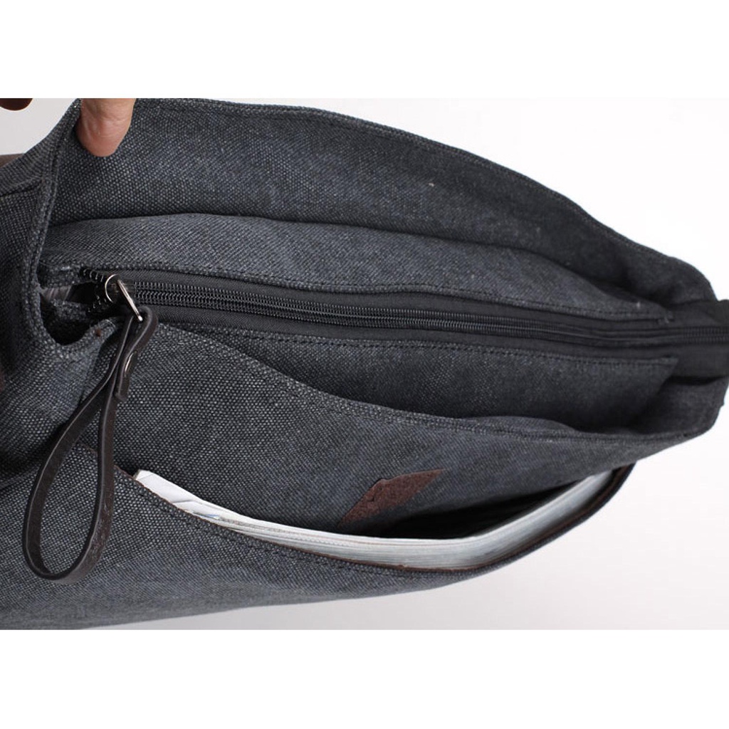 KAKA Tas Selempang Pria Korean Canvas Messenger Bag - L2642