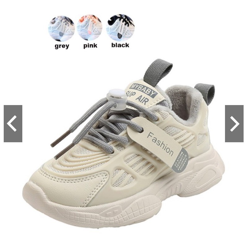 TARENDRA Non Led Sepatu Anak Import Kids Shoes Sneakers Size 26-36 Usia 3-9 Tahun