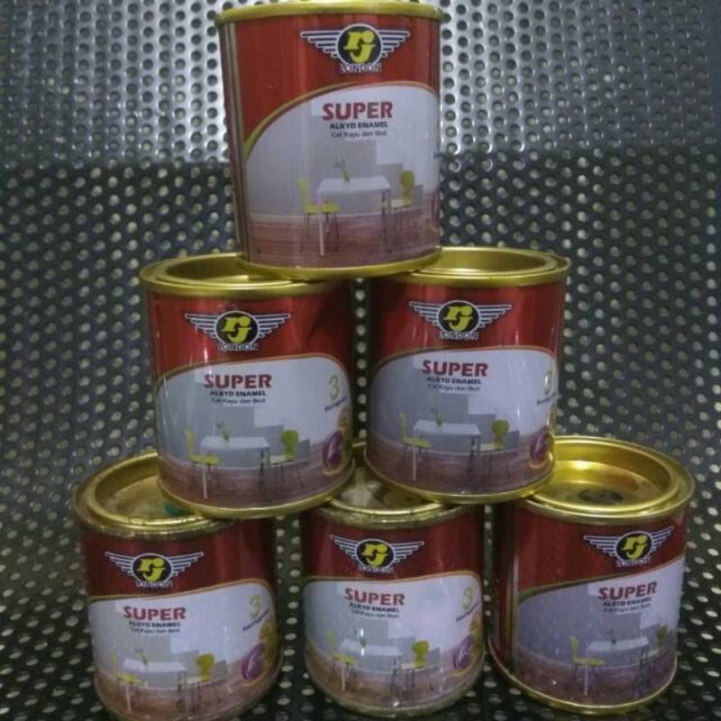 

Cat Minyak 100ml, Cat Kayu, Cat Besi, RJ LONDON SUPER ALKYD ENAMEL