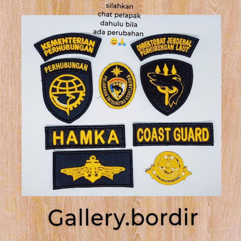 logo coast guard timbul terbaru | atribut coast guard murah