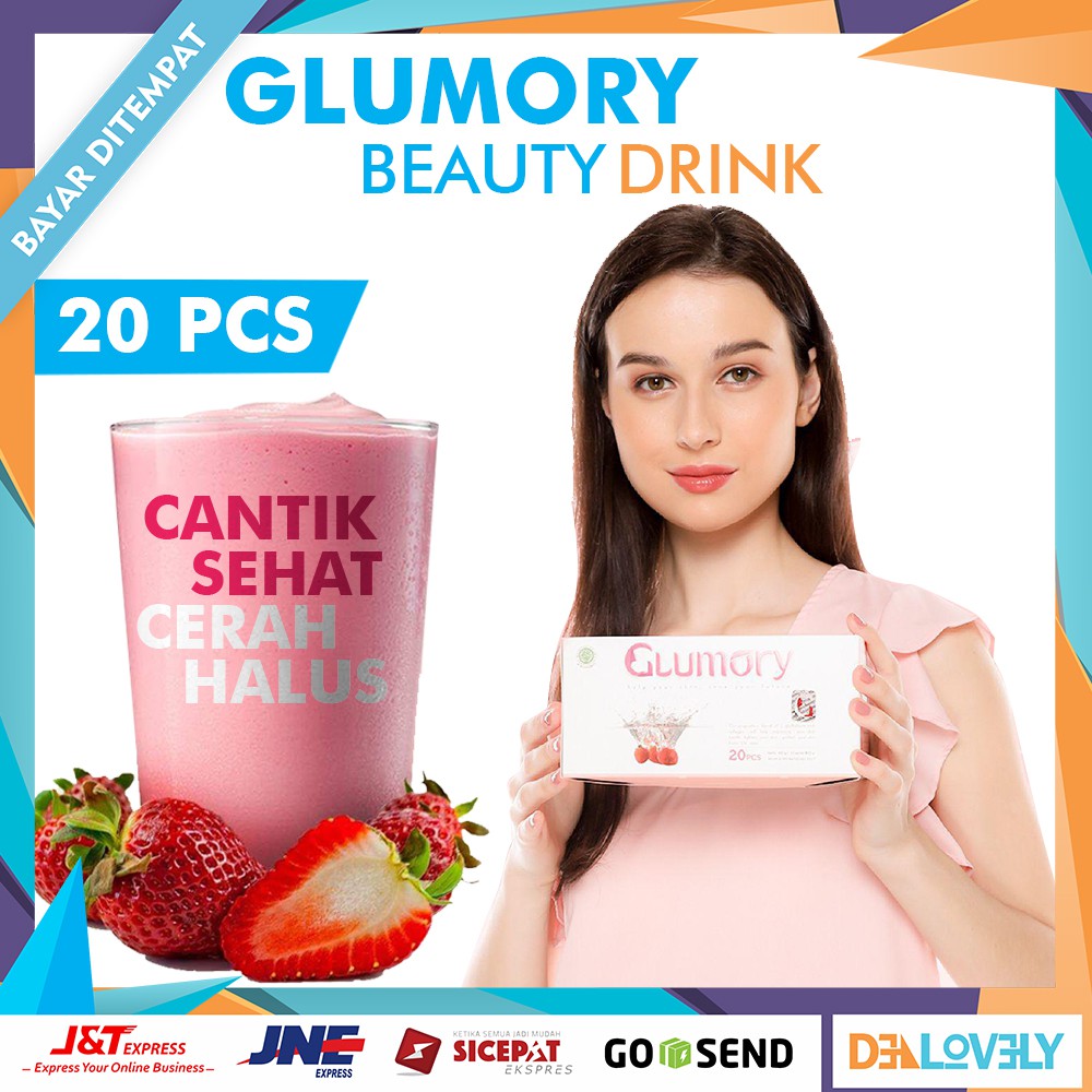 Ready stok  GLUMORY WHITENING DRINK K320BF1E Perwatan Wajah Pemutih Wajah Kesehatan Colagen