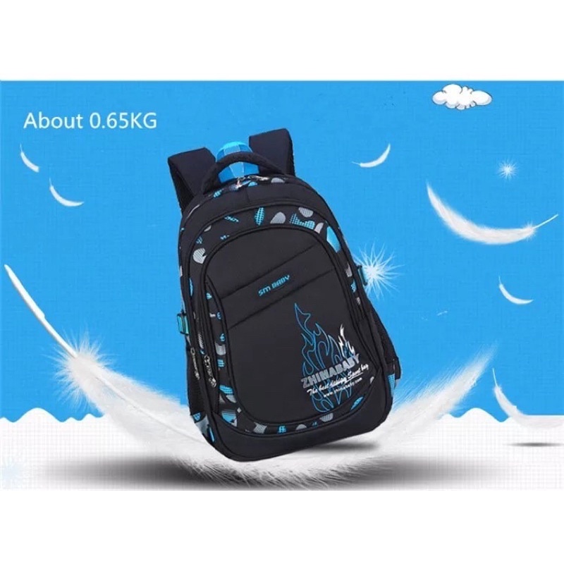 Ransel Pria Tas sekolah anak laki laki perempuan unisex SM BABY BAGS Zhimababy backpack pria rasel laptop ransel polos simple tas kerja