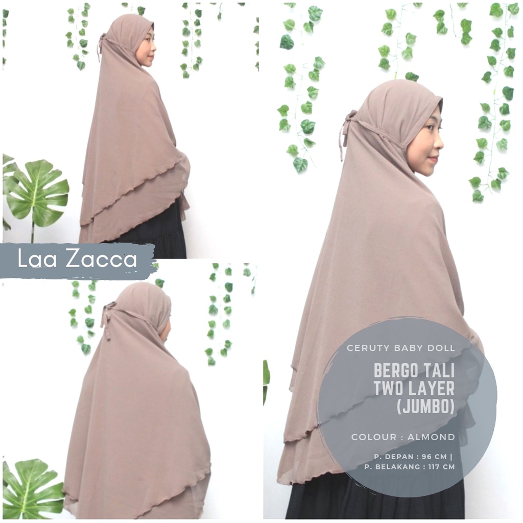 BERGO TALI CERUTY BABY DOLL 2 LAYER NO PET JUMBO