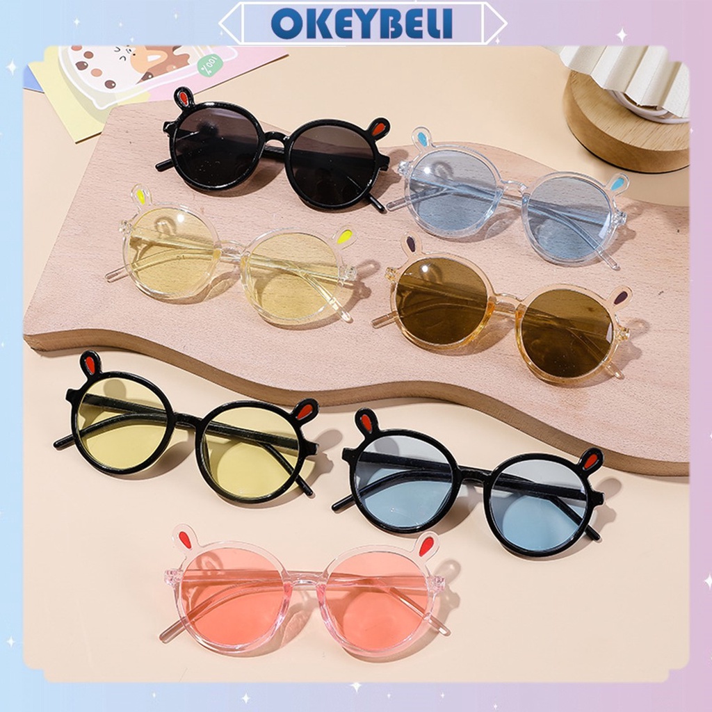 •OKEY BELI•KC614 Kacamata Anak Fashion Bulat Unisex kacamata hitam Kids Sunglasses New Trend