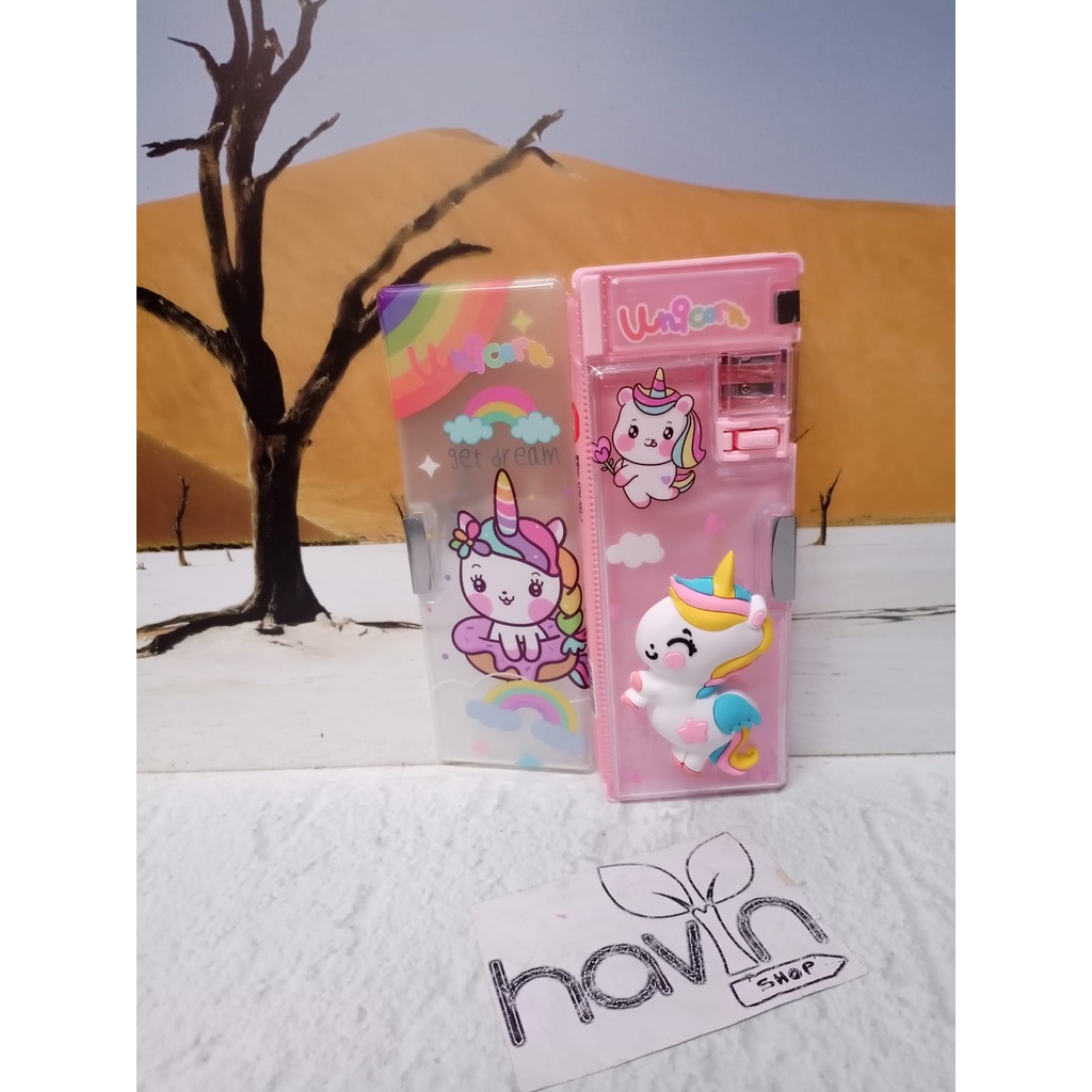 

ATH KOTAK PENSIL TIMBUL 3 DIMENSI SQUISHY/PENCIL CASE MAGNET
