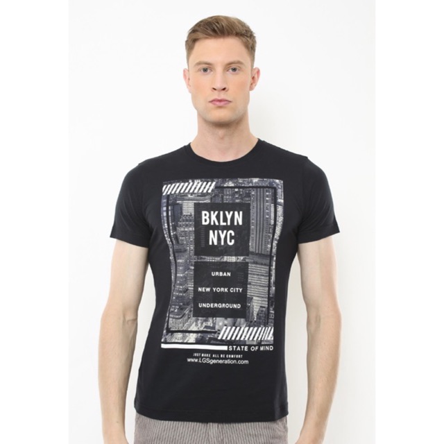 KAOS LGS JOHNWIN FASHION DENIM