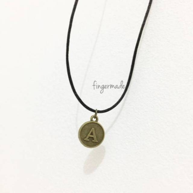 Fingermade Kalung Inisial Tali