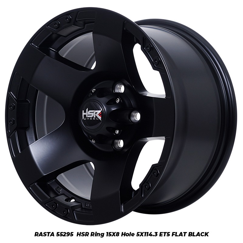 velg offroad RASTA HSR Ring 15X8 Hole 5X114,3 ET5 SMB
