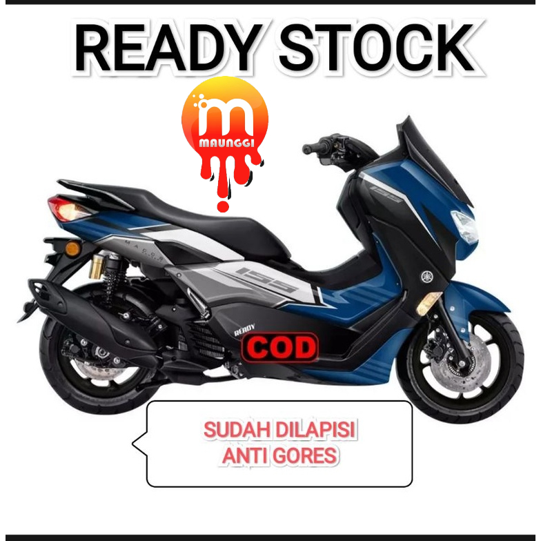 Decal stiker nmax new full body motif simple Striping nmax full body Sticker motor new nmax 155 full