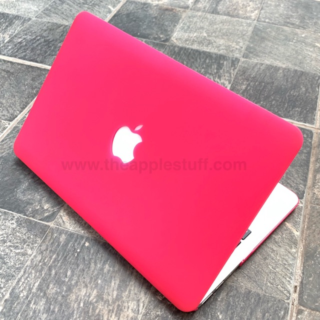 Macbook Case MATTE RED ROSE