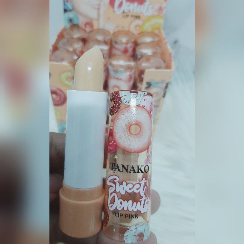 (READY) COD Lipbalm Tanako Lip Pink Thailand Sweet Donuts Unicorn Bangkok