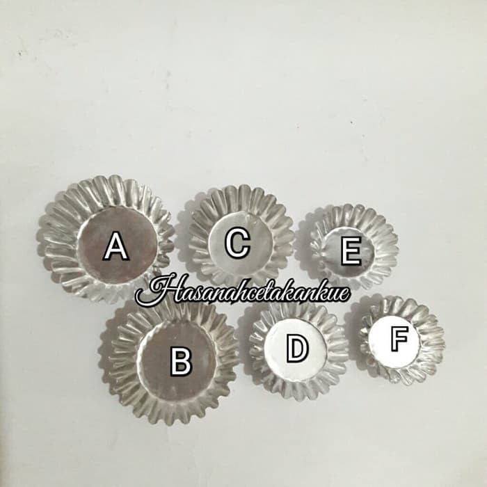 Cetakan kue sus pie susu bali buah egg tart B 6.5 cm ck1232