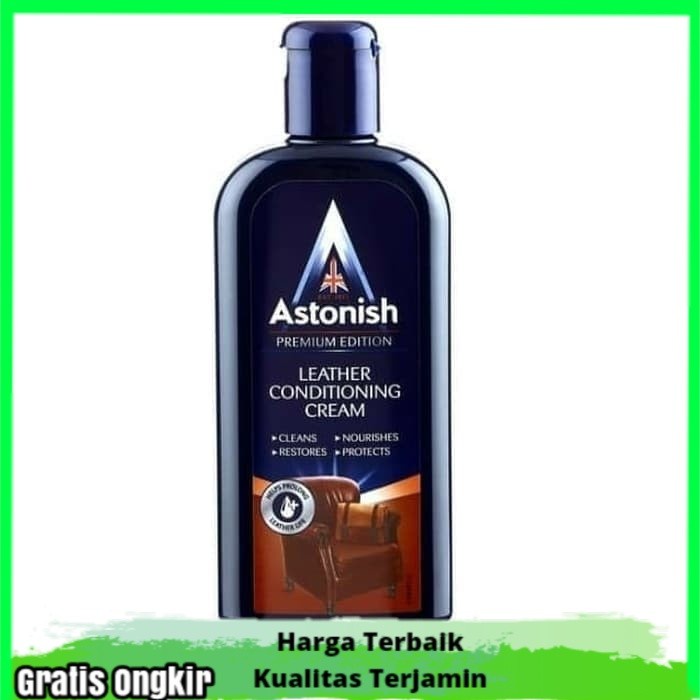 Segera Beli Astonish Leather conditioning cream pembersih sofa kulit 235ml Berkualitas