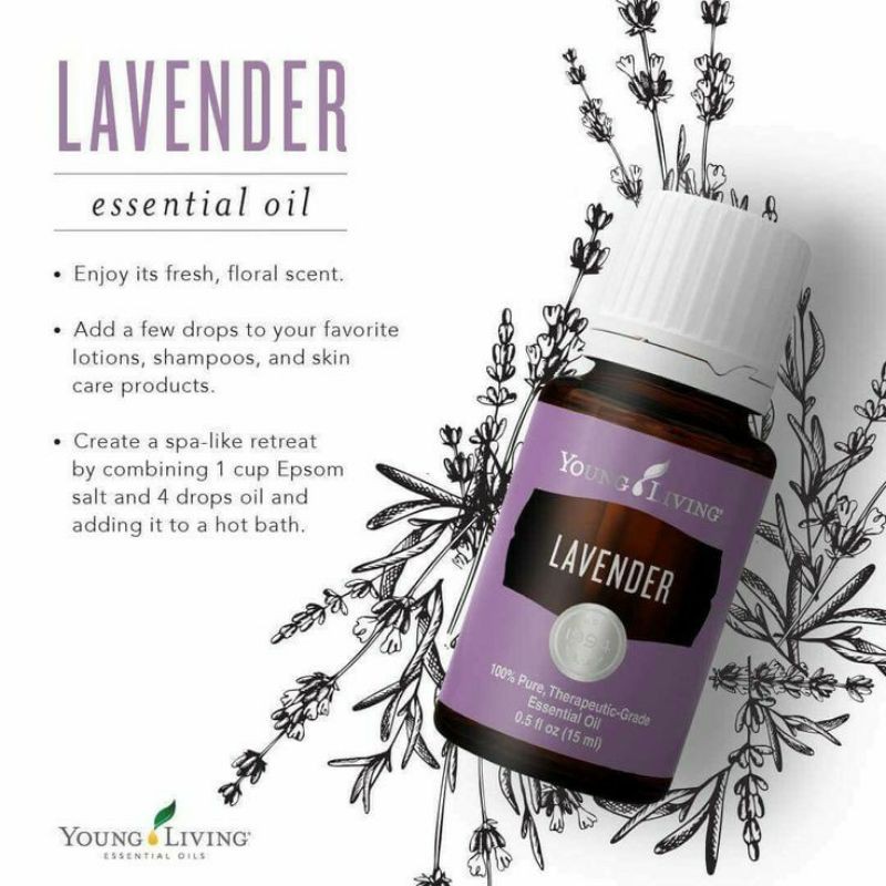 lavender YL esensial Oil ori SEGEL 15ml young living