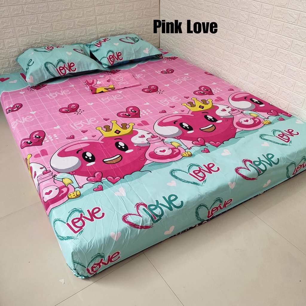 Sprei Pink Love