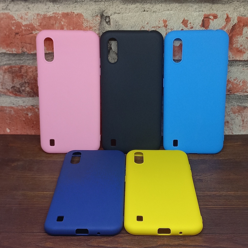 Softcase Samsung Galaxy A01 Slim Case Macaron Samsung A015f