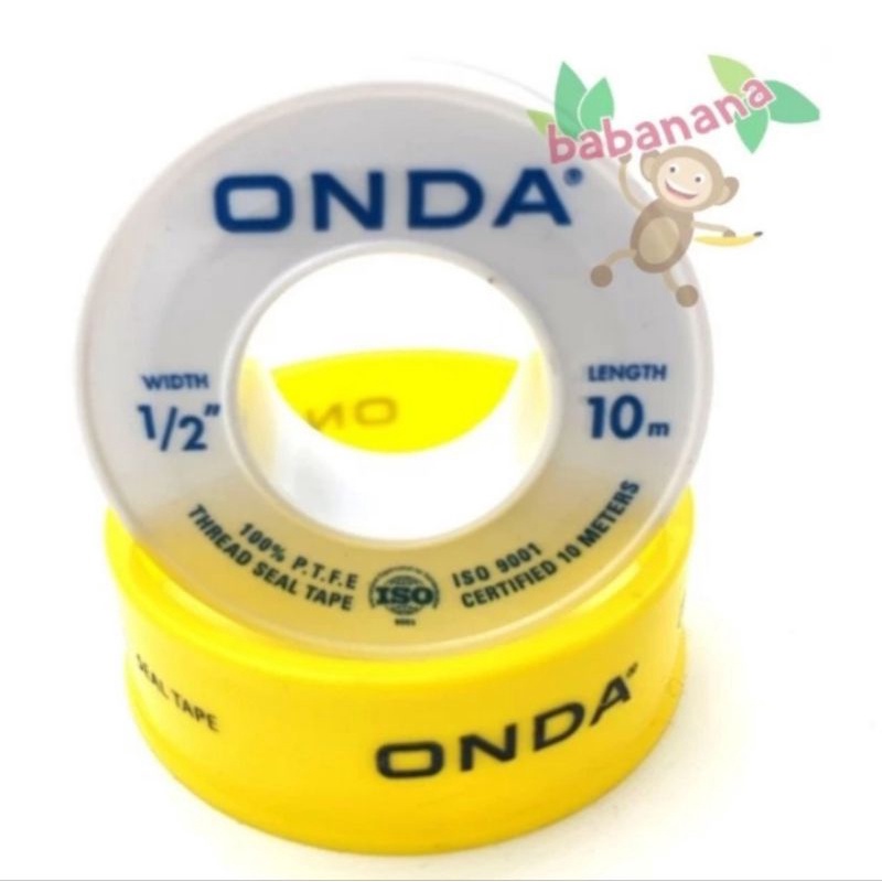 Isolasi Pipa air Onda 10 Meter thread seal tape pipe selotip sealant