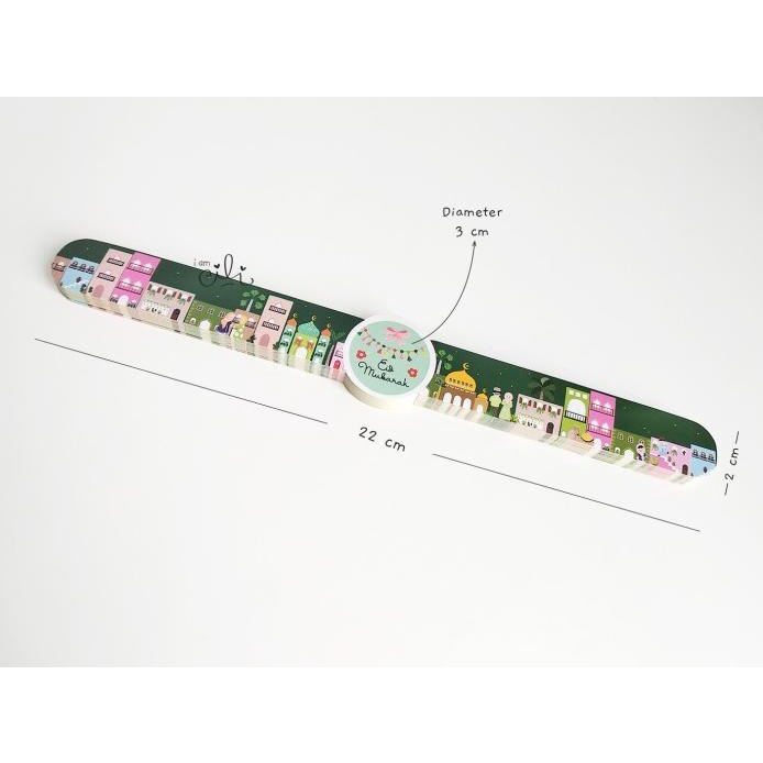 

(Sif086) Stiker Lebaran Lucu Untuk Toples ( Uk 2 X 22Cm) Hot!!!R33E