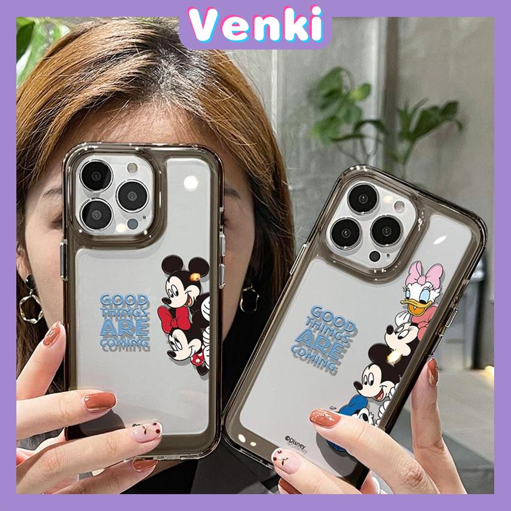 iPhone Case HD Acrylic High Quality Hard Case Clear Case Metal Button Protection Camera Shockproof Cartoon Cute Compatible For iPhone 14 Pro Max 14 Plus 13 Pro Max 12 11 XR 7Plus