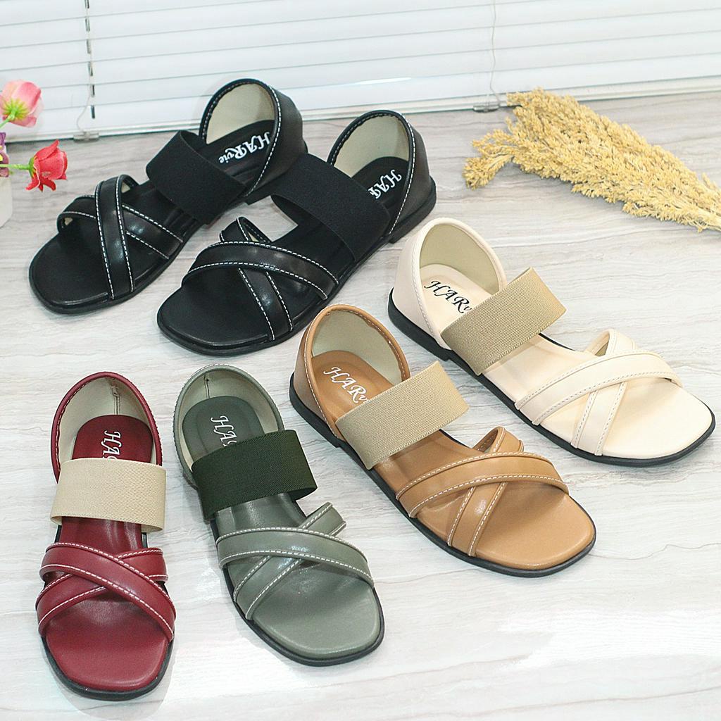 Sandal Teplek 2cm Wanita Dewasa Mangkok Karet / HR 021