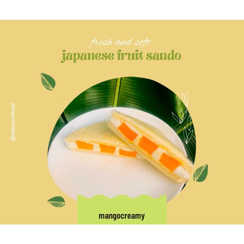 

Mangocreamy Sando- Sandwich buah