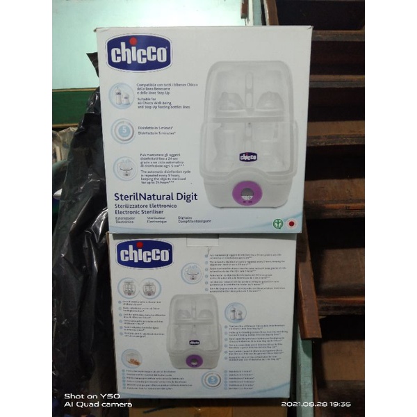 CHICCO STERIL NATURAL DIGIT / CHICCO STERIL BOTOL /Chicco Sterilnatural Digit Bottle Sterilizer