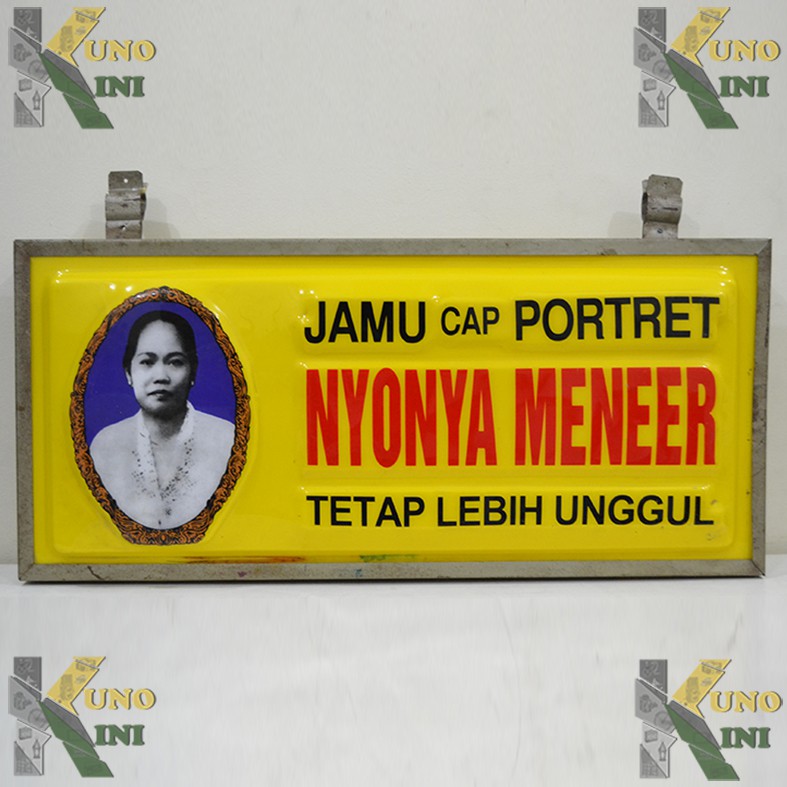 NEON BOX JAMU CAP PORTRET NYONYA MENEER TETAP LEBIH UNGGUL (SIZE CUKUP BESAR).