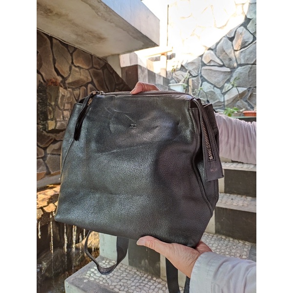 Tas Ransel Kulit BE_GE Preloved