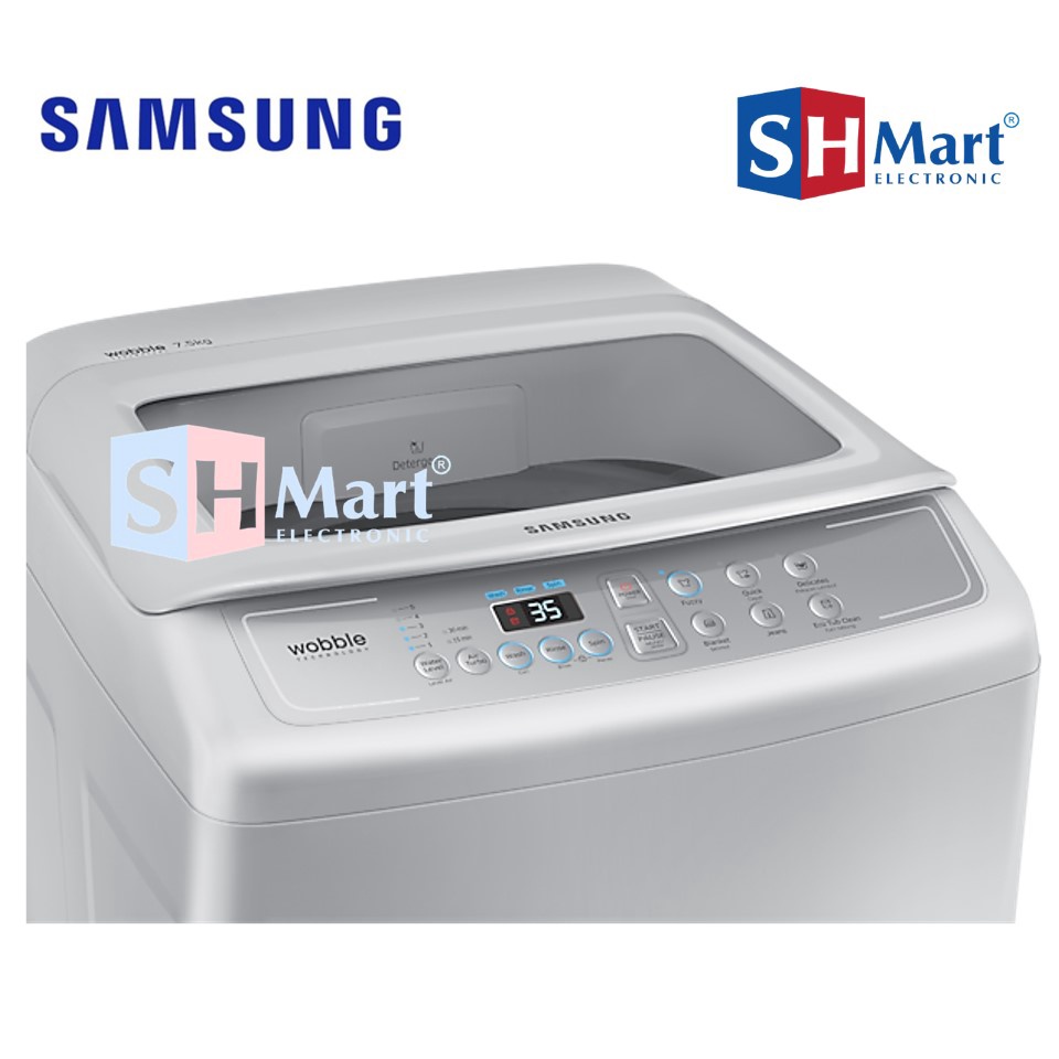 MESIN CUCI SAMSUNG 1 TABUNG 7,5 KG WA75H4200SG / 75H4200 WOBBLE TECHNOLOGY (MEDAN)