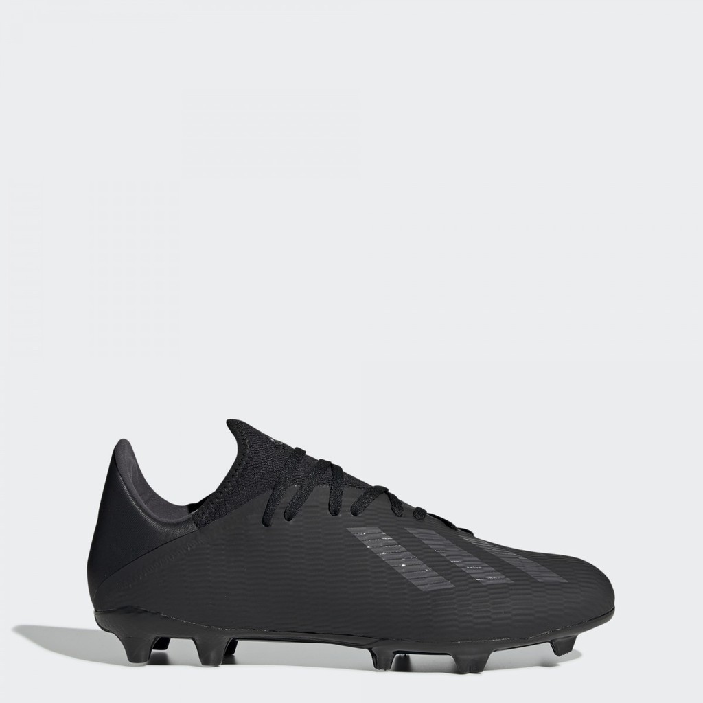 ADIDAS X 19.3 Firm Ground - Black/Black/Silver F35381