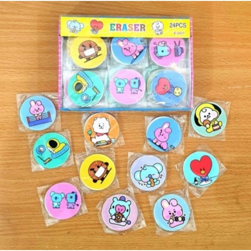 

Penghapus Tulis Motif BT21 Random 1pcs