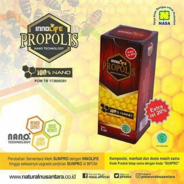 Sunpro propolis nasa si kecil sejuta manfaat