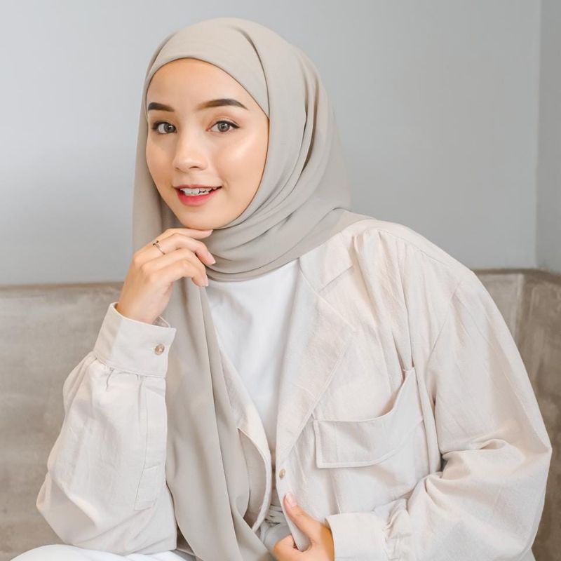 Hijab Segi Empat Instan Malaya plus Ineer Premium Terbaru Simple Kekinian 2022