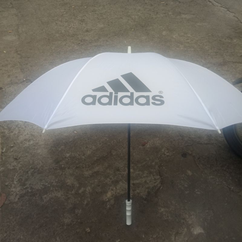payung golf adidas lipat dua otomatis putih nagoya merchandise souvenir bandung