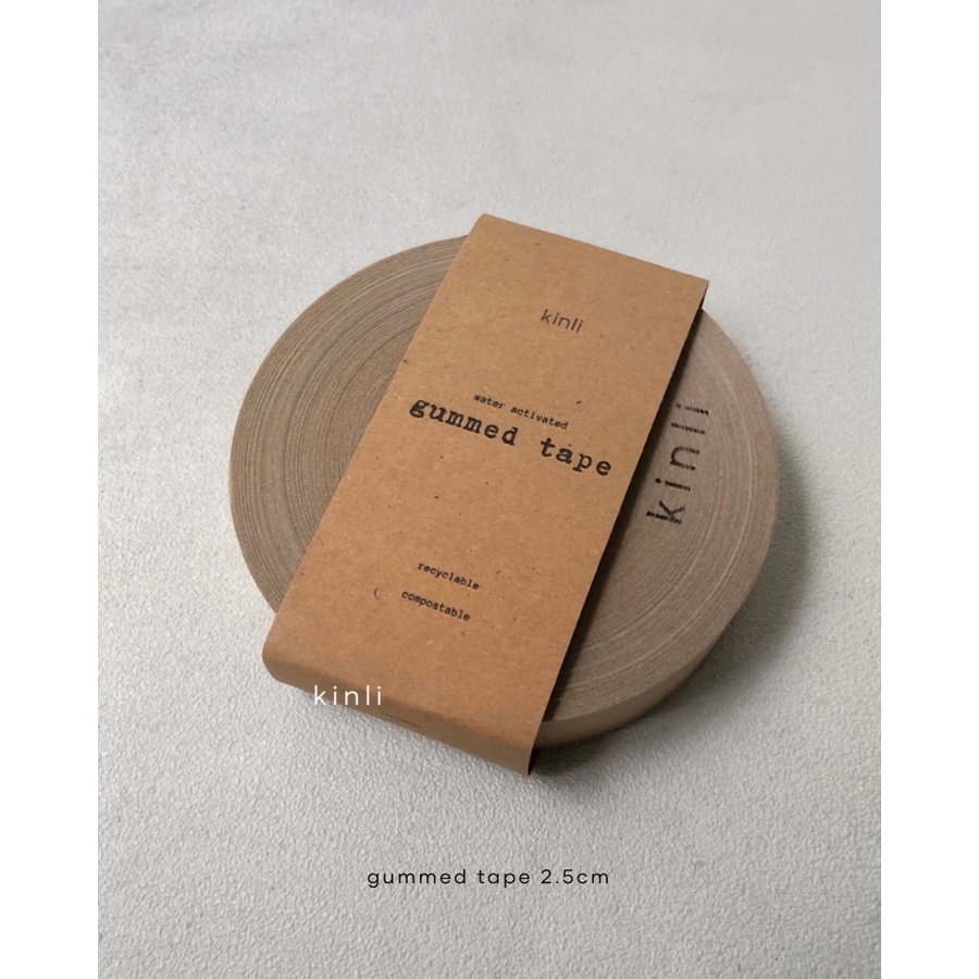 gummed tape 2.5cm paper tape kraft lakban kertas