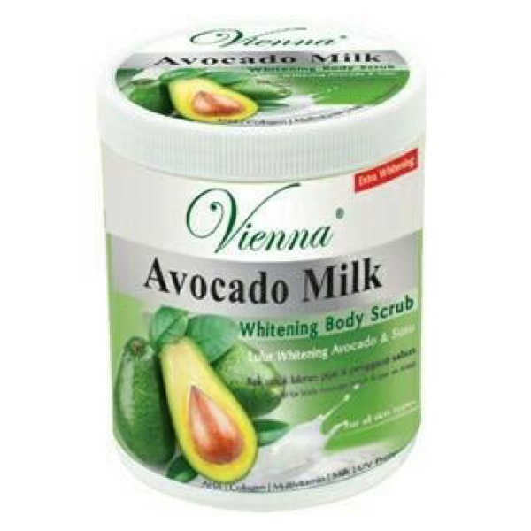 New Trend Vienna Whitening Body Scrub Avocado Milk 1kg