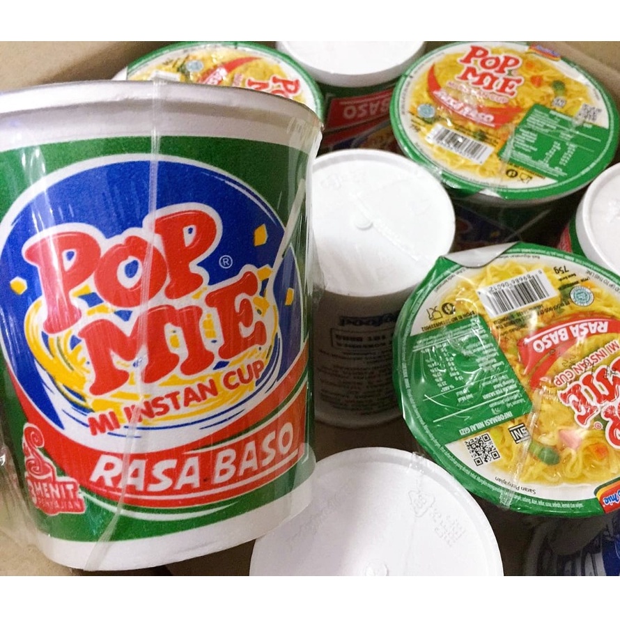 

POP MIE Mi Instan Cup 75 gr Rasa Baso