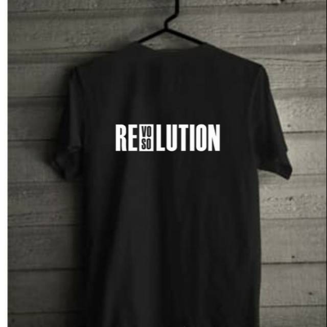 BAJU KAOS REBELUTION DISTRO UNISEX