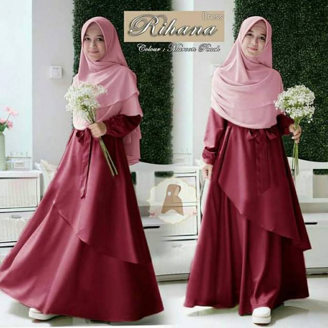 RIHANA GAMIS REMAJA / BUSUI / JUMBO / XS / S