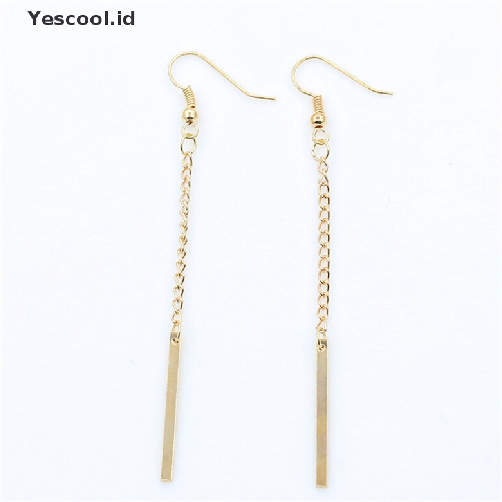 Anting Panjang Menjuntai Bahan Alloy Untuk Wanita