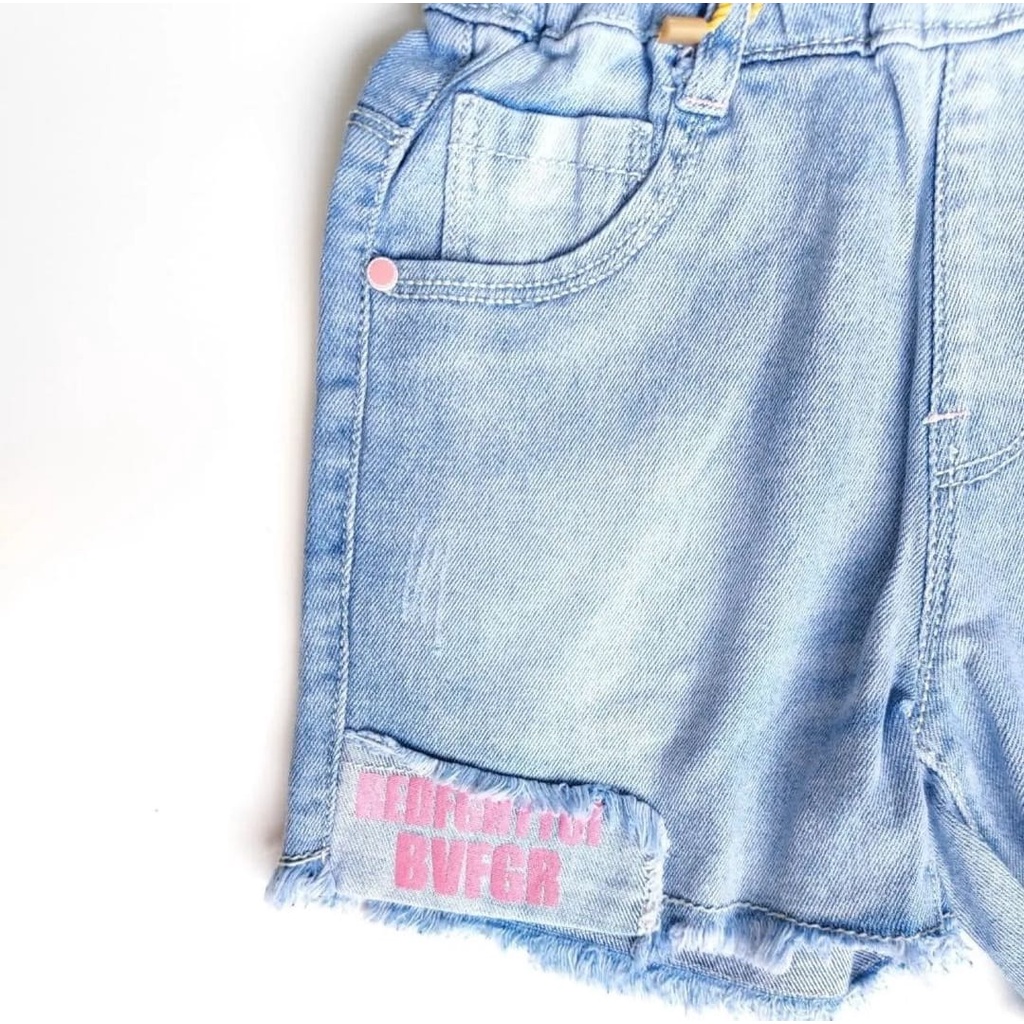 [ALIJOJO] Hot Pant Glitter Pinky Ton Import/ Celana Anak Import/ Celana Pendek