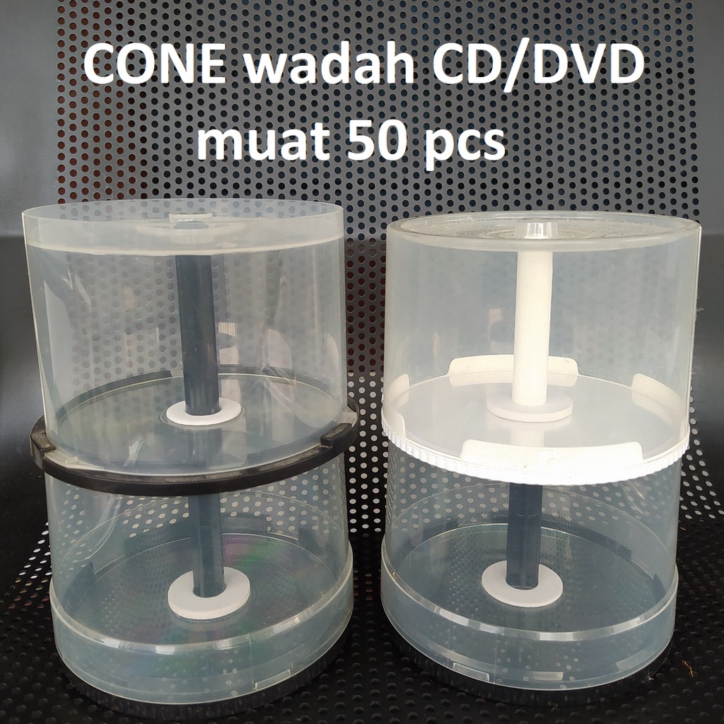 CONE wadah CD DVD muat 50 pcs bekas layak pakai bagus tempat 50pcs
