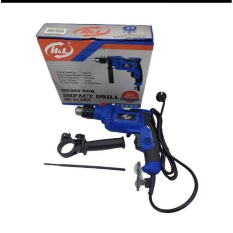 H&amp;L HL Pro HL813RE 813 RE Mesin Bor 13mm 13 mm Hammer Drill Beton