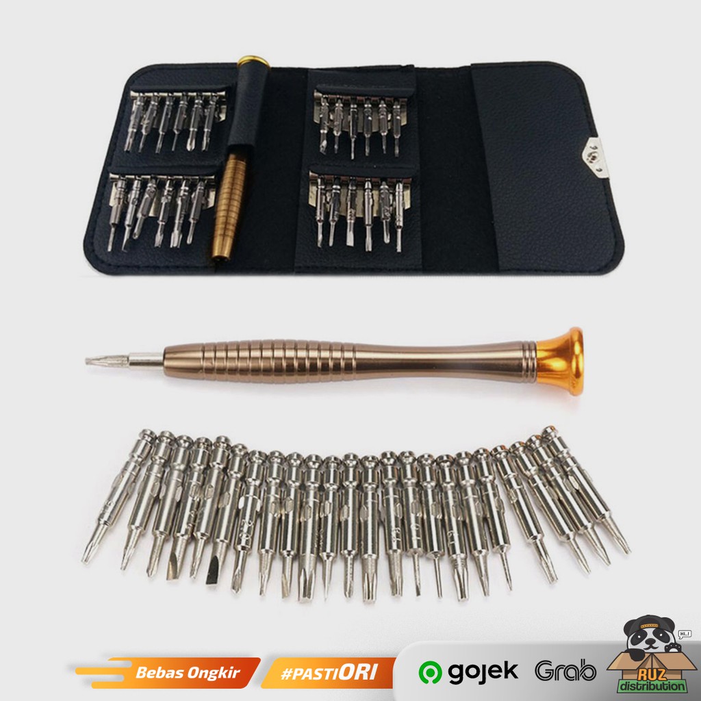 Obeng Set 25 in 1 - Obeng Set Elektronik