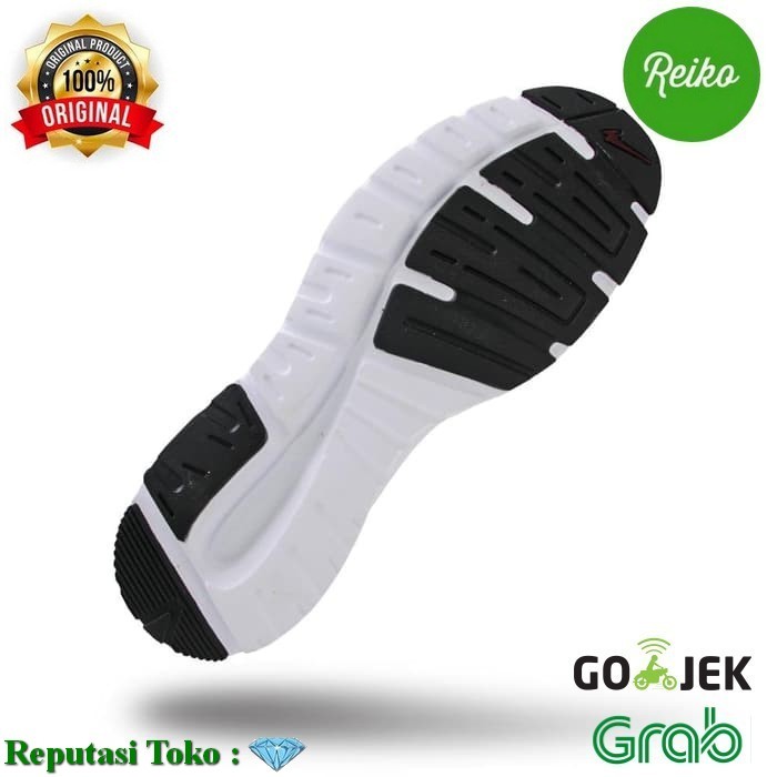 Promo | Sepatu Olahraga Eagle HECTOR Sepatu Kets Casual Running Lari Pria Men - Hitam Hitam 37